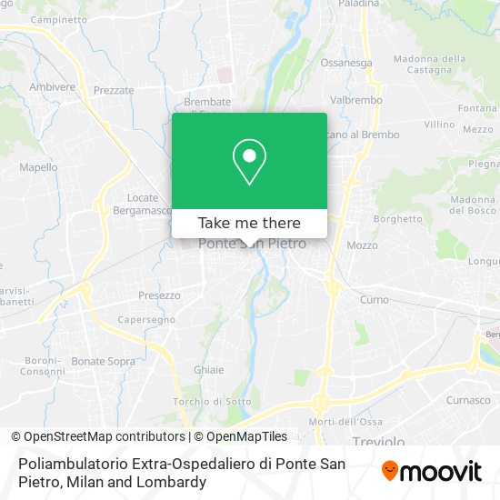 Poliambulatorio Extra-Ospedaliero di Ponte San Pietro map