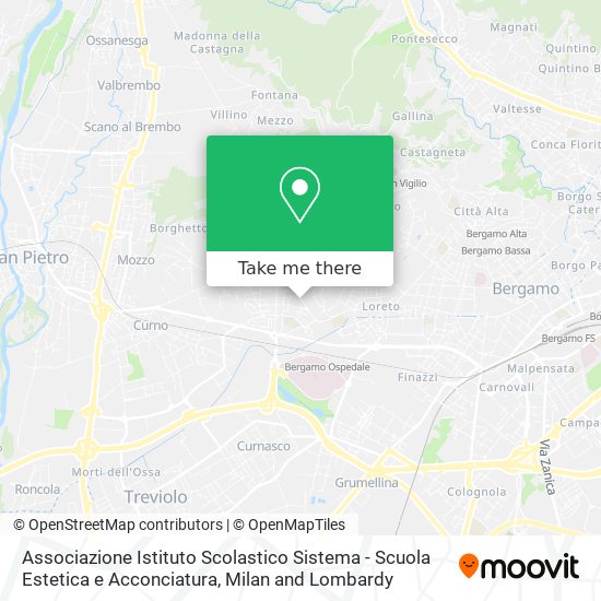 Associazione Istituto Scolastico Sistema - Scuola Estetica e Acconciatura map