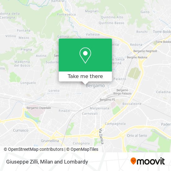 Giuseppe Zilli map