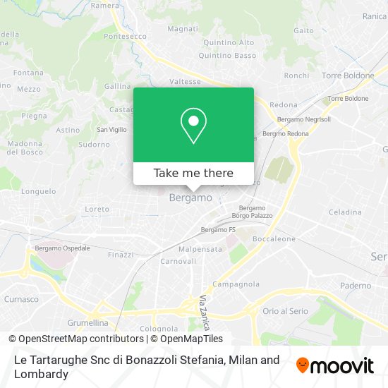 Le Tartarughe Snc di Bonazzoli Stefania map