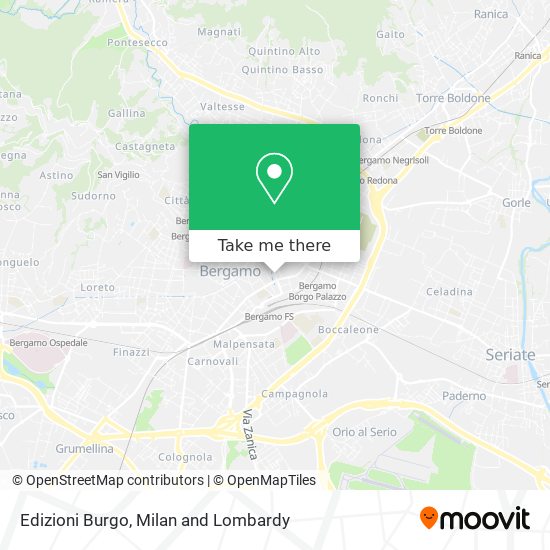 Edizioni Burgo map