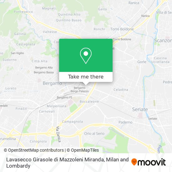 Lavasecco Girasole di Mazzoleni Miranda map