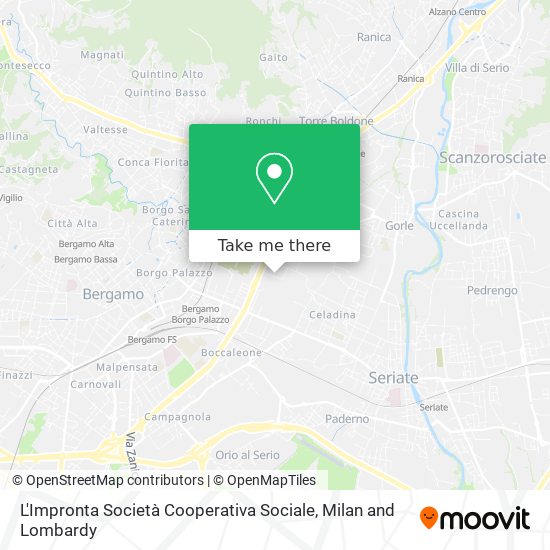 L'Impronta Società Cooperativa Sociale map