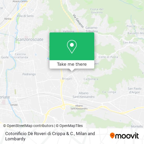 Cotonificio Dè Roveri di Crippa & C. map