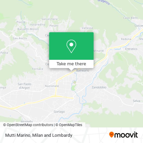 Mutti Marino map
