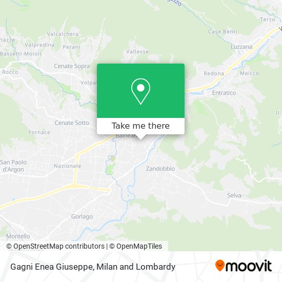 Gagni Enea Giuseppe map