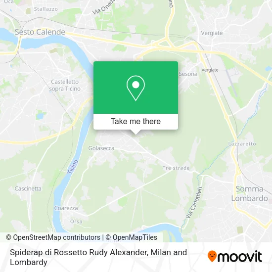 Spiderap di Rossetto Rudy Alexander map