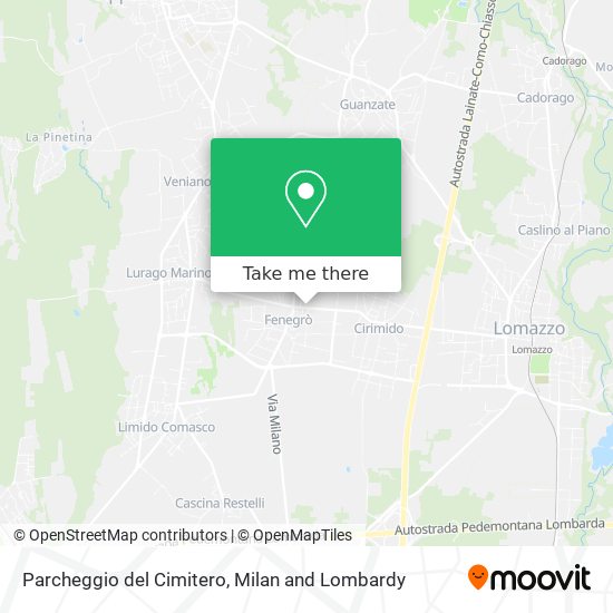 Parcheggio del Cimitero map