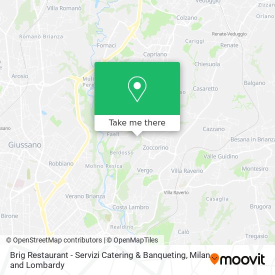 Brig Restaurant - Servizi Catering & Banqueting map