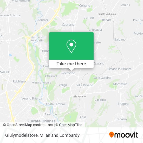 Giulymodelstore map