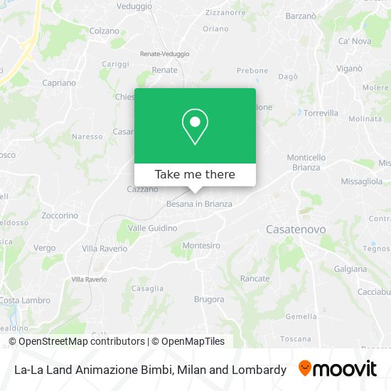 La-La Land Animazione Bimbi map