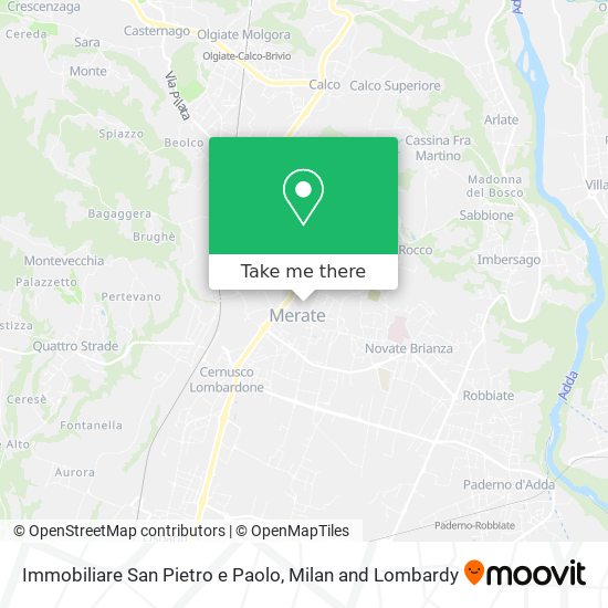 Immobiliare San Pietro e Paolo map