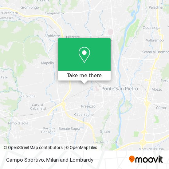 Campo Sportivo map