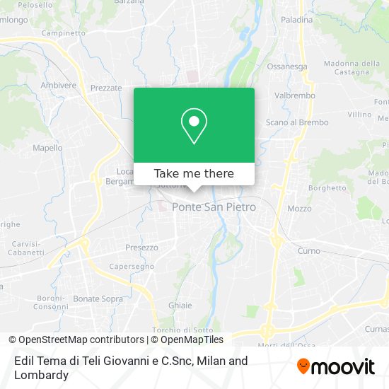 Edil Tema di Teli Giovanni e C.Snc map