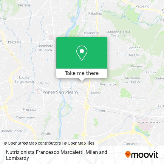 Nutrizionista Francesco Marcaletti map