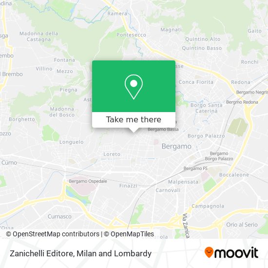 Zanichelli Editore map