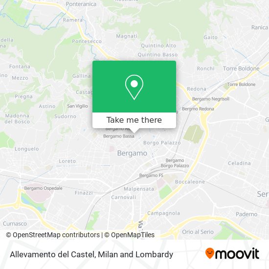 Allevamento del Castel map
