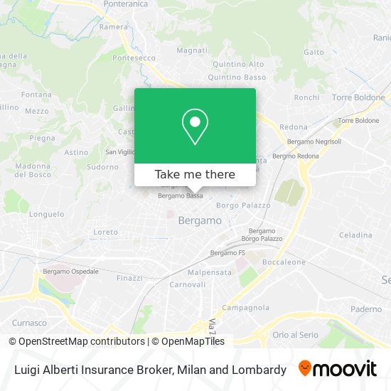 Luigi Alberti Insurance Broker map