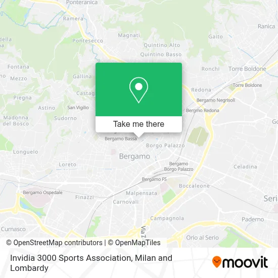 Invidia 3000 Sports Association map