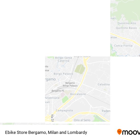 Ebike Store Bergamo map