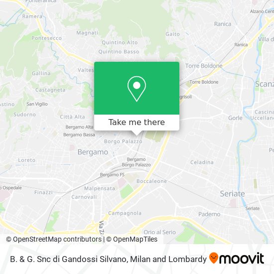 B. & G. Snc di Gandossi Silvano map