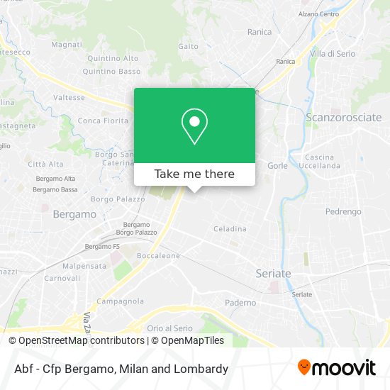 Abf - Cfp Bergamo map