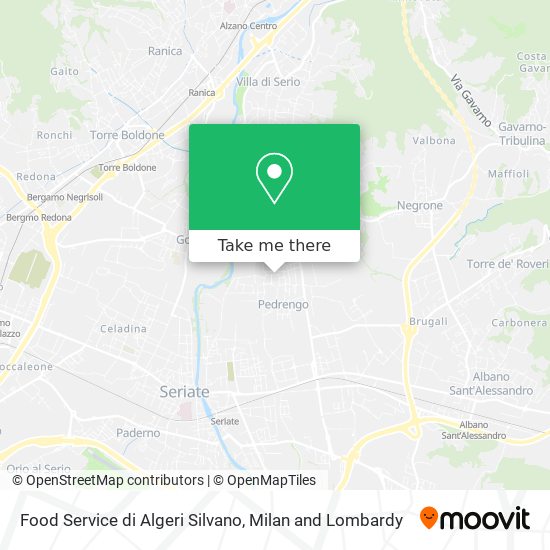 Food Service di Algeri Silvano map