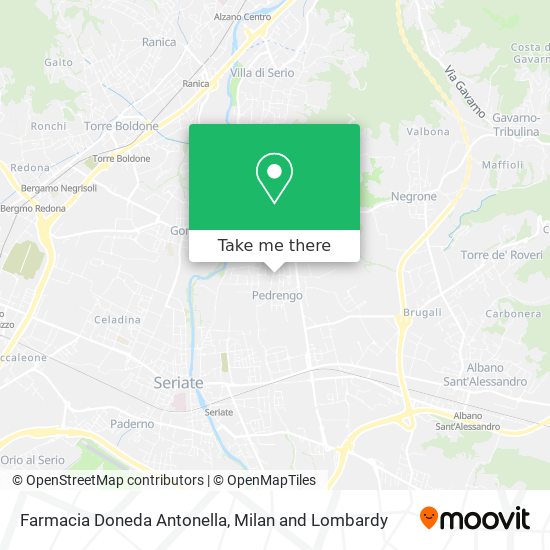 Farmacia Doneda Antonella map