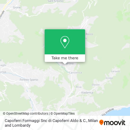 Capoferri Formaggi Snc di Capoferri Aldo & C. map