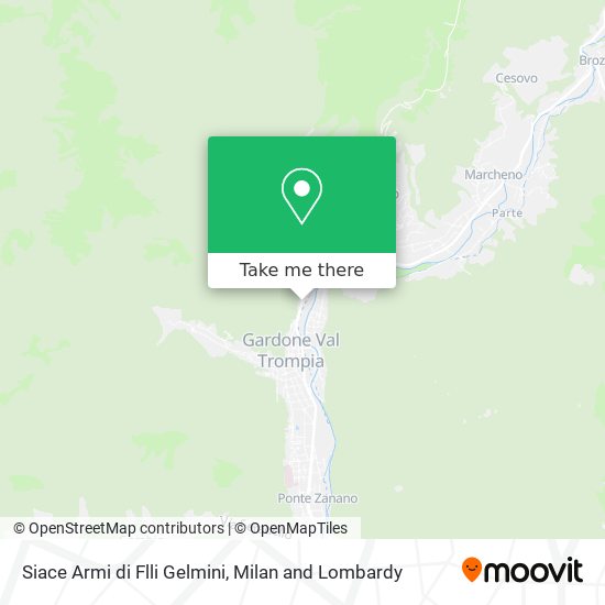 Siace Armi di Flli Gelmini map