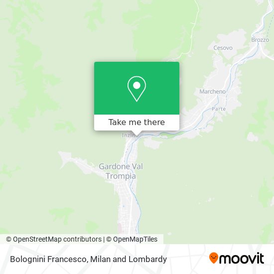 Bolognini Francesco map