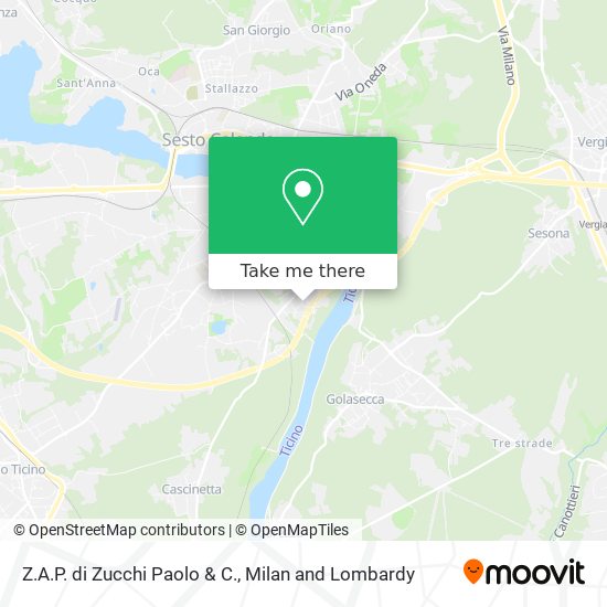 Z.A.P. di Zucchi Paolo & C. map