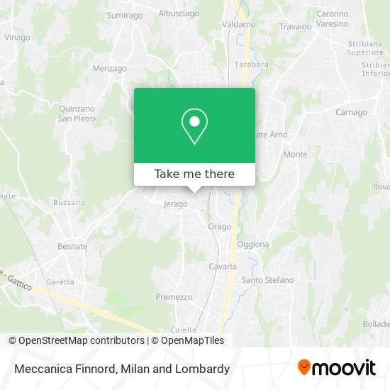 Meccanica Finnord map