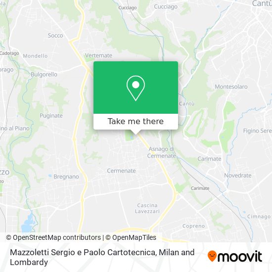 Mazzoletti Sergio e Paolo Cartotecnica map