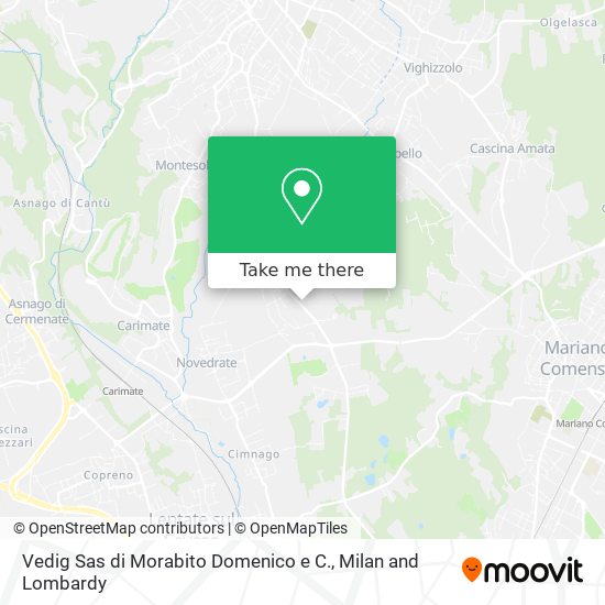 Vedig Sas di Morabito Domenico e C. map