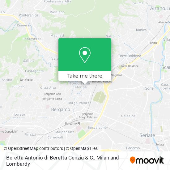Beretta Antonio di Beretta Cenzia & C. map