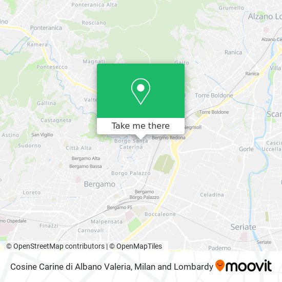 Cosine Carine di Albano Valeria map