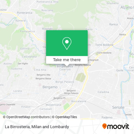 La Birrosteria map