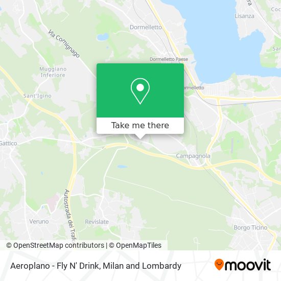 Aeroplano - Fly N' Drink map