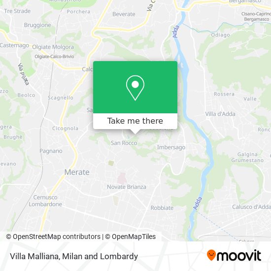 Villa Malliana map