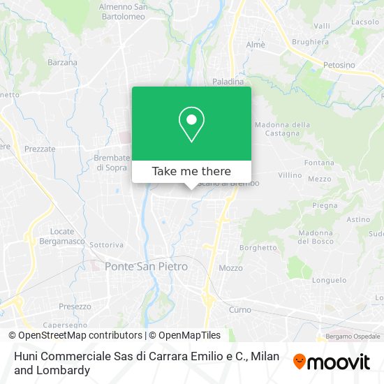 Huni Commerciale Sas di Carrara Emilio e C. map