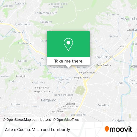 Arte e Cucina map