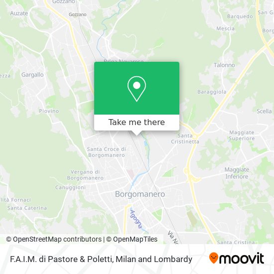 F.A.I.M. di Pastore & Poletti map