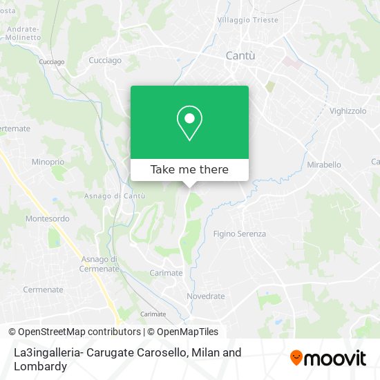 La3ingalleria- Carugate Carosello map