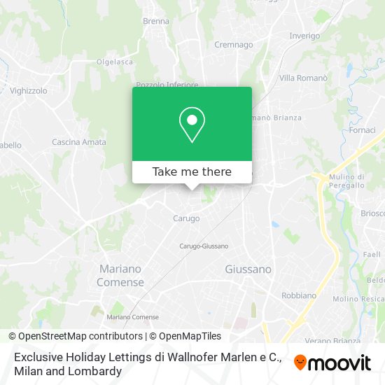 Exclusive Holiday Lettings di Wallnofer Marlen e C. map