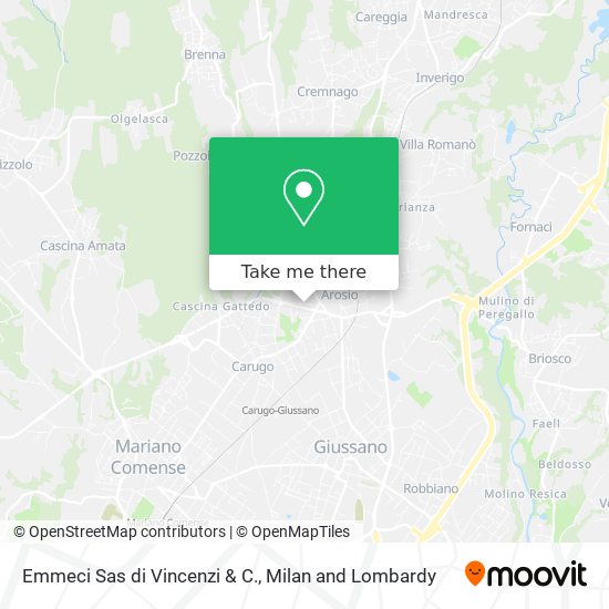 Emmeci Sas di Vincenzi & C. map