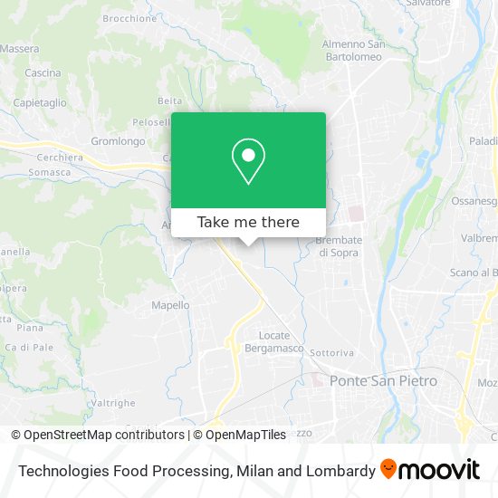 Technologies Food Processing map