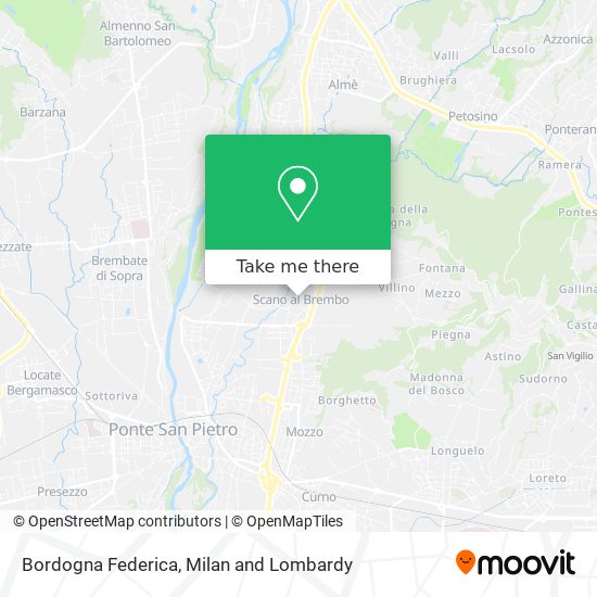 Bordogna Federica map