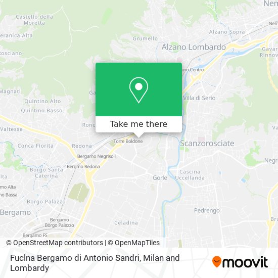 Fuclna Bergamo di Antonio Sandri map