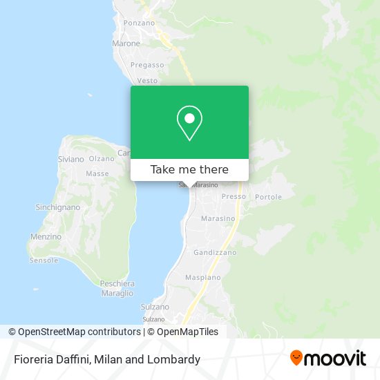 Fioreria Daffini map